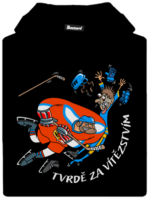 Tvrdě za vítězstvím dětská mikina klokanka Black