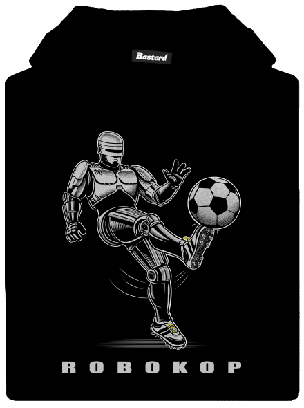 Robokop dětská mikina klokanka Black