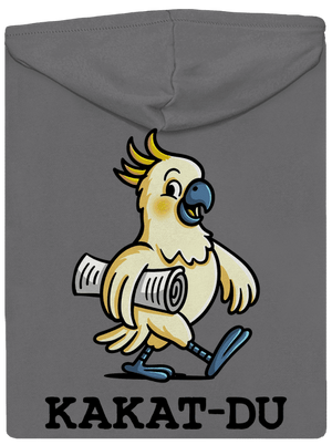 Kakat-du dámská mikina na zip Steel Gray