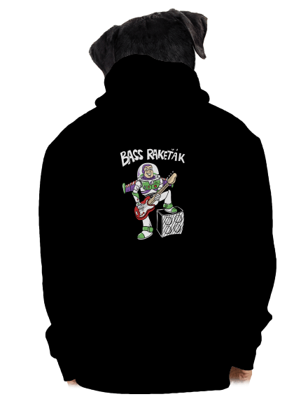 Bass Rakeťák pánská mikina na zip Black