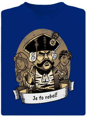 B14: S čerty nejsou žerty pánské sportovní tričko Royal Blue Mal