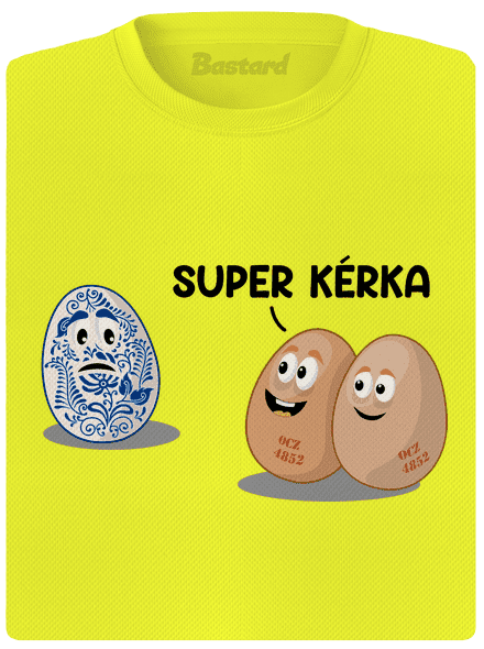 Super kérka dámské sportovní tričko Neon Yellow