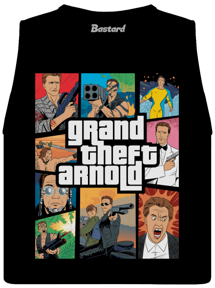 Grand Theft Arnold dámské tílko volné Black