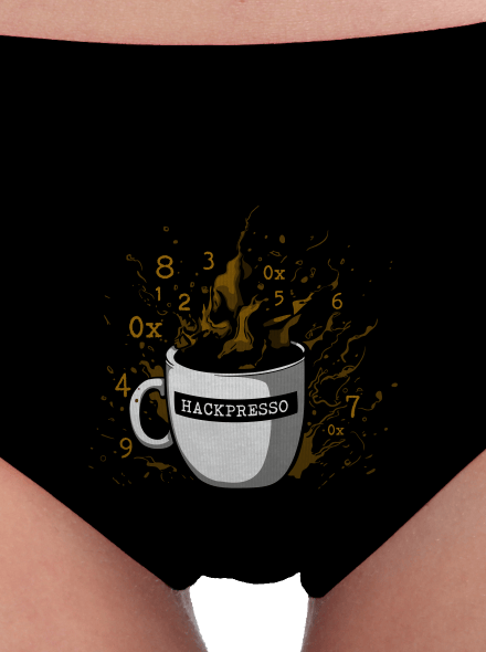 Hackpresso  dámské kalhotky Black