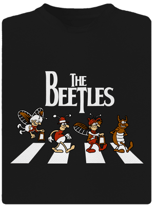 Beatles pánské sportovní tričko Black