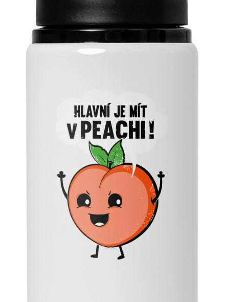 V peachi lahev na vodu White