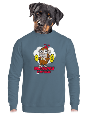 unisex mikina bez kapuce