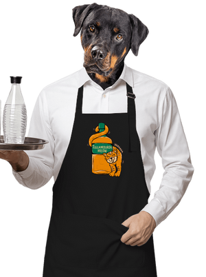 Tullamourek zástěra Black