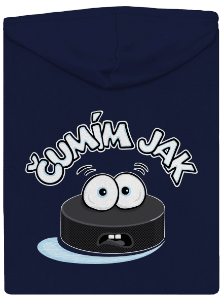 Čumím jak puk pánská mikina na zip Navy
