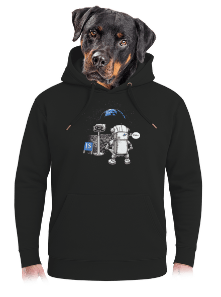 Kosmonaut unisex mikina premium Dark Black