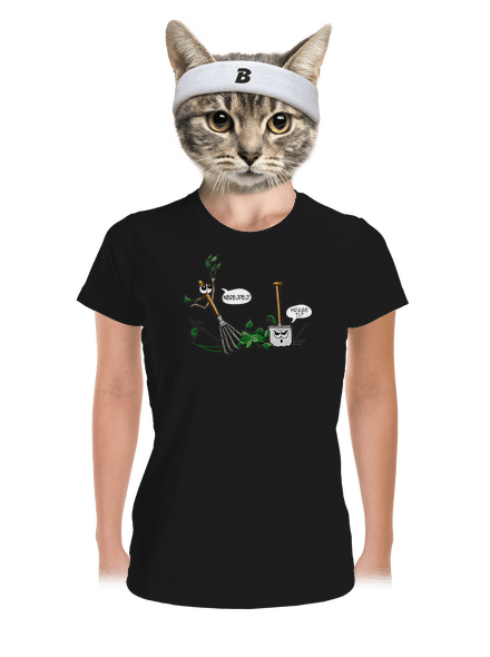 Hrabe ti? dámské sportovní tričko Black