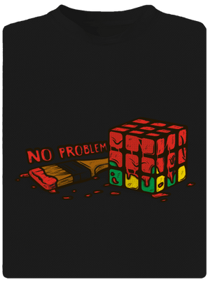 No problem pánské sportovní tričko Black