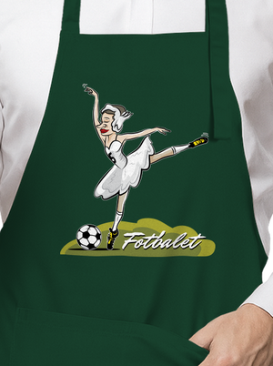 Fotbalet zástěra Bottle Green