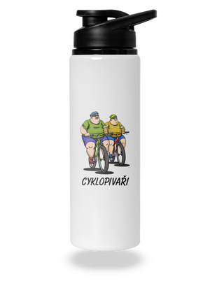 Cyklopivaři lahev na vodu White