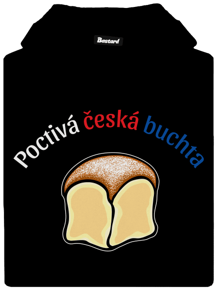 Poctivá buchta a klobása dámská mikina klokanka Black