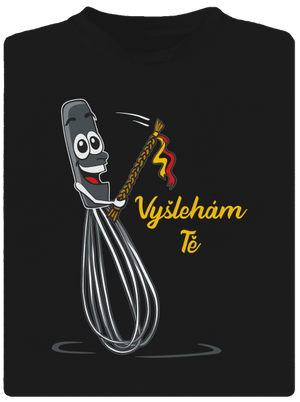 Vyšlehám Tě! pánské sportovní tričko Black