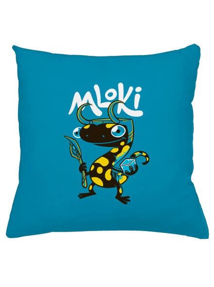 mLoki polštář Blue Turquoise