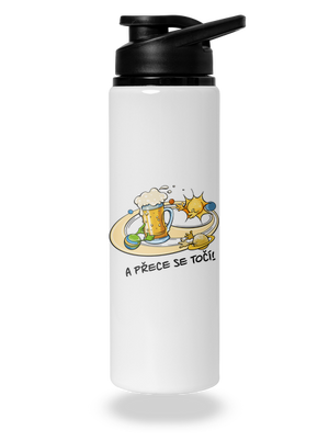 A přece se točí! lahev na vodu White