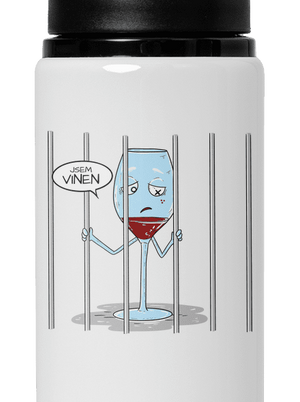 Jsem vinen lahev na vodu White