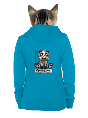 Školní docházka dámská mikina na zip Blue Atol