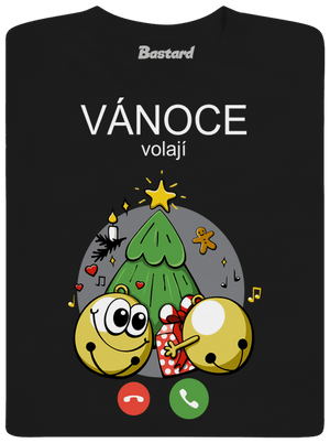 Vánoce volají pánské tričko Black