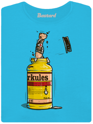 Herkules dámské tričko s lemem Blue Atol