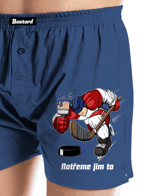 Natřeme jim to - Hokej pánské trenky Blue