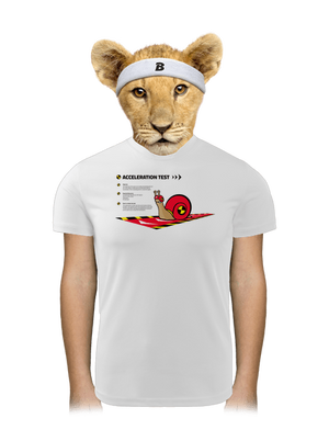 Snail test dětské sportovní tričko White