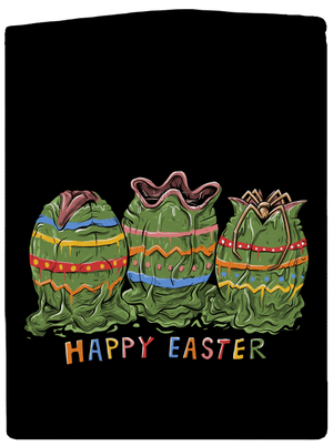 Happy Easter dámská mikina na zip Black