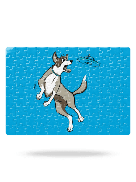Létající talíř puzzle White