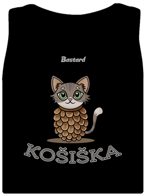 Košiška dámské tílko klasické Black