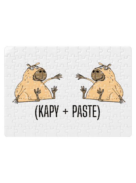 Kapy paste puzzle White