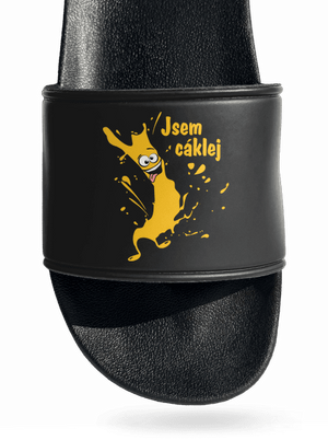 Cáklej pantofle Black