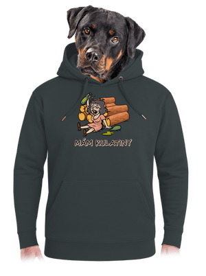 Mám kulatiny unisex mikina premium Charcoal