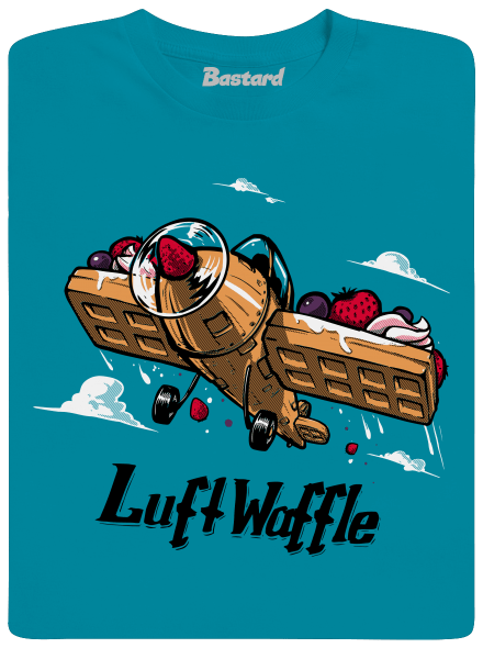 Luftwaffle pánské tričko Diva Blue