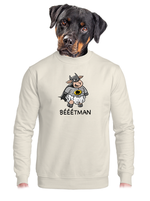 unisex mikina bez kapuce