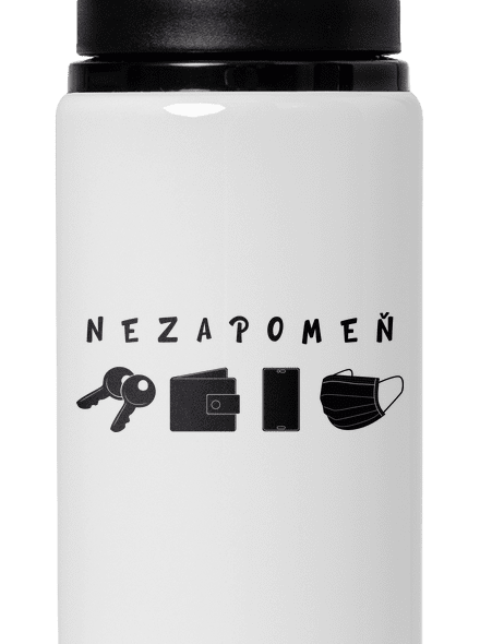 Nezapomeň lahev na vodu White