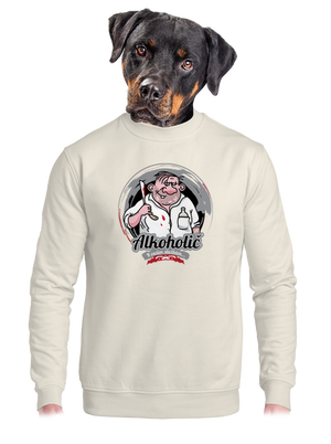 unisex mikina bez kapuce