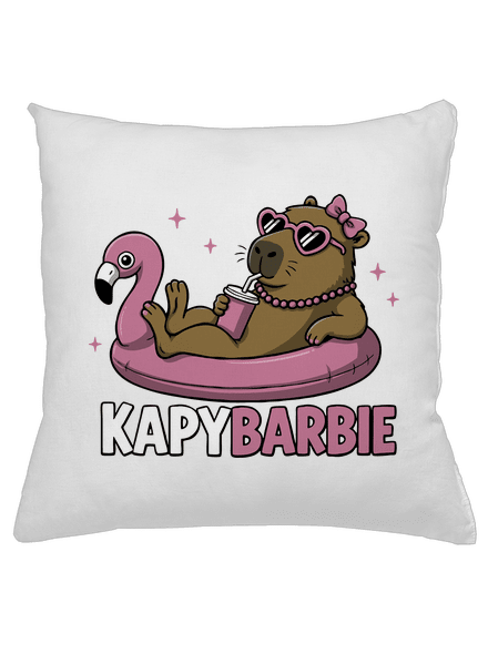 Kapybarbie polštář White