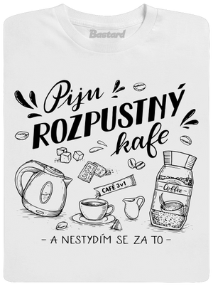 B12: Piju rozpustný pánské tričko White