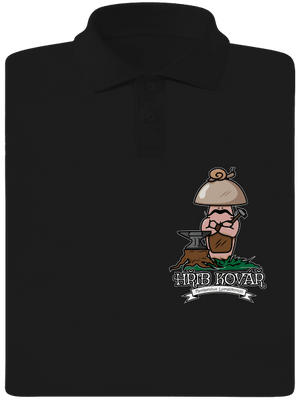 Hřib kovář pánská polokošile Black