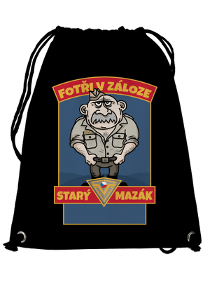 Starý mazák vak Black