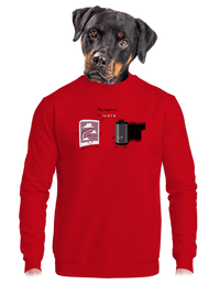 unisex mikina bez kapuce