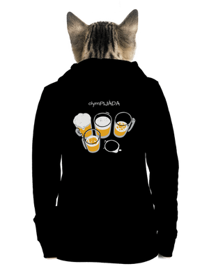 Pijáda dámská mikina na zip Black