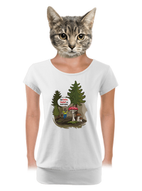 dámské tričko s lemem