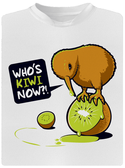 Kiwi pánské sportovní tričko White