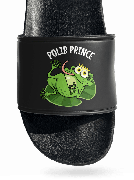 Polib princeznu a prince pantofle Black