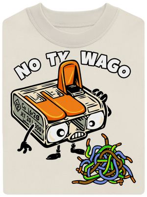 Wago svorka unisex mikina bez kapuce Off White