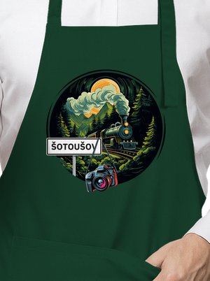 Šotoušov zástěra Bottle Green