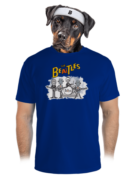AI Beatles pánské sportovní tričko Royal Blue Mal